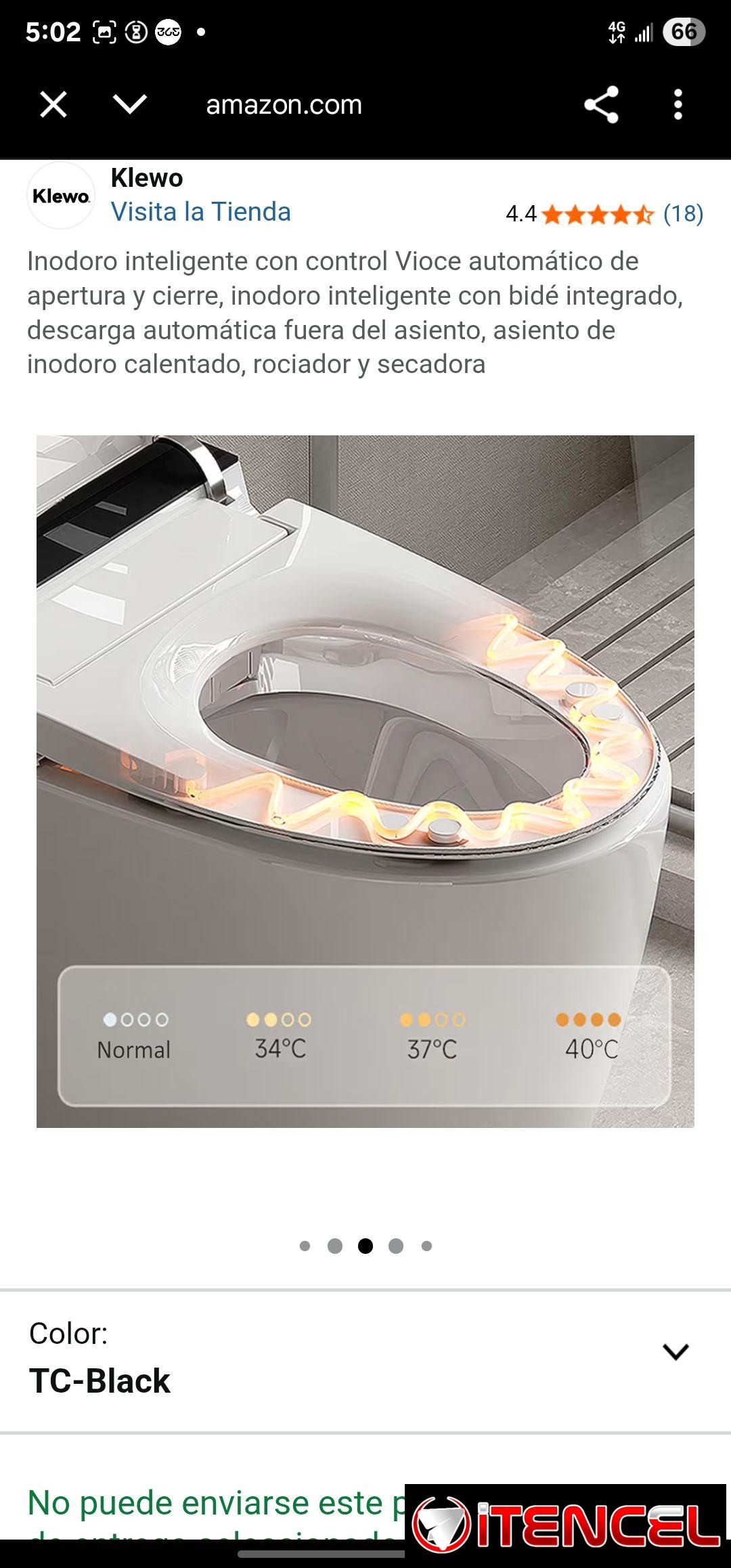 Tasa de baño inteligente , duchas de hidromasaje