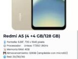 Redmi a5 3+3 ram/ 64 gb almacenamiento sellado caja nailon garantia 30 dias solos tienda fisica. 50755485