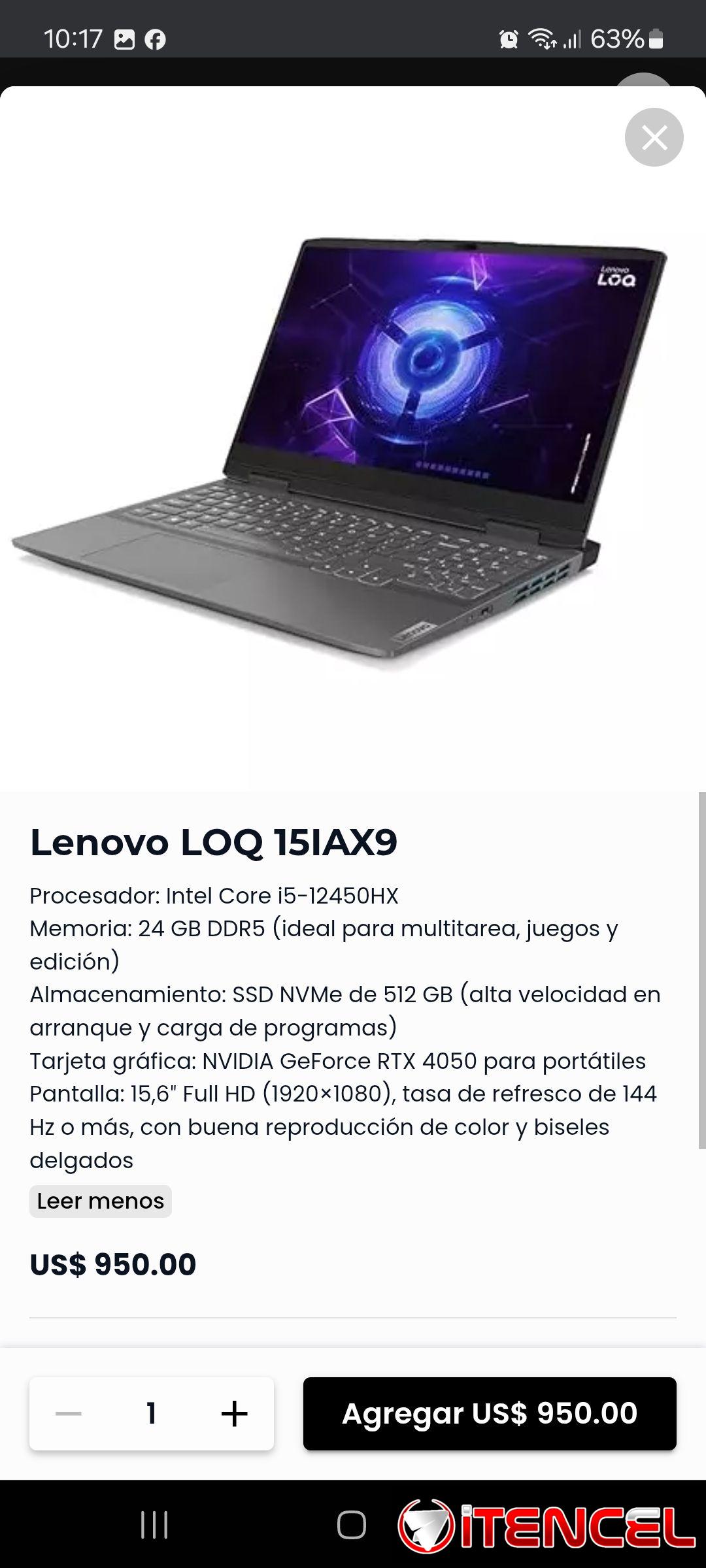 Laptop 0km en caja de varias marcas,capacidad y ram inclusive gana alta gaming. 50755485