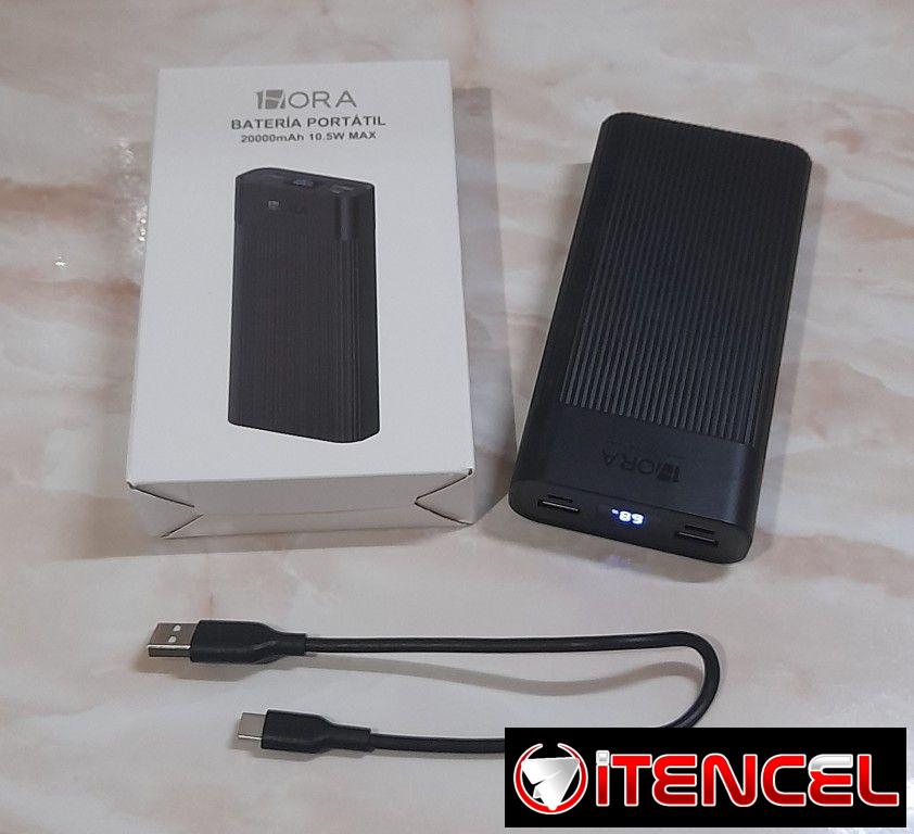 Power Bank o Cargador Portatil 10000 mAh y 20000 mAh con indicador de carga