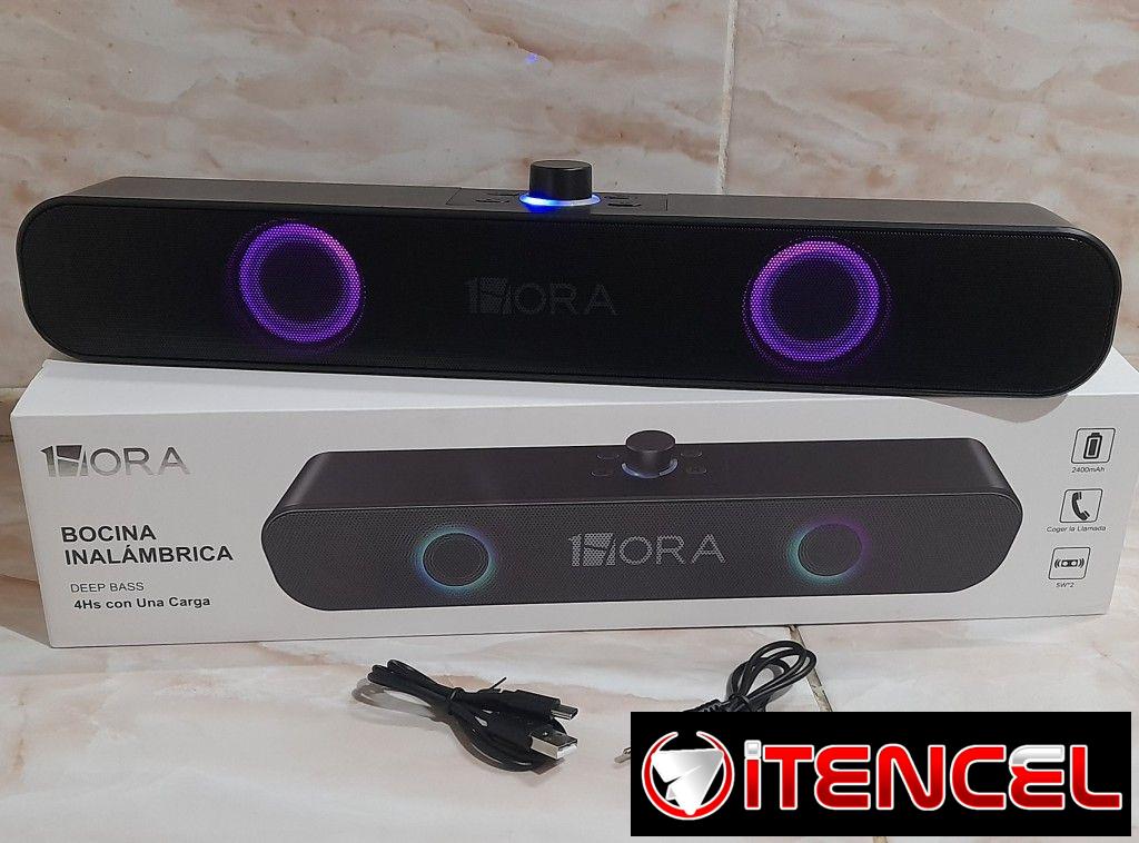 Bocinas Bluetooth con luces de colores varios modelos con entrada Jack 3.5mm, USB y MicroSD