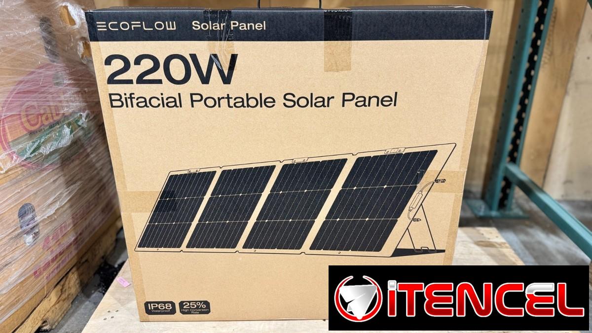 Panel EcoFlow Portátil de 220W – 380usd