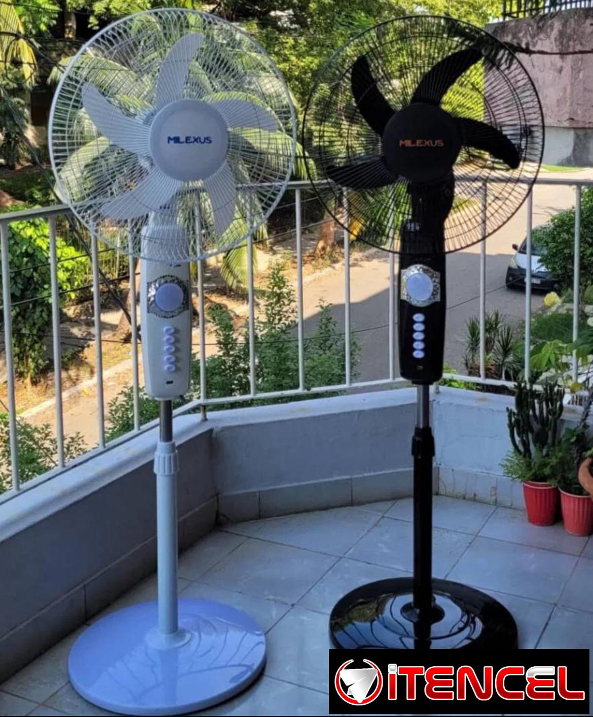 Ventiladores recargables 16” milexus