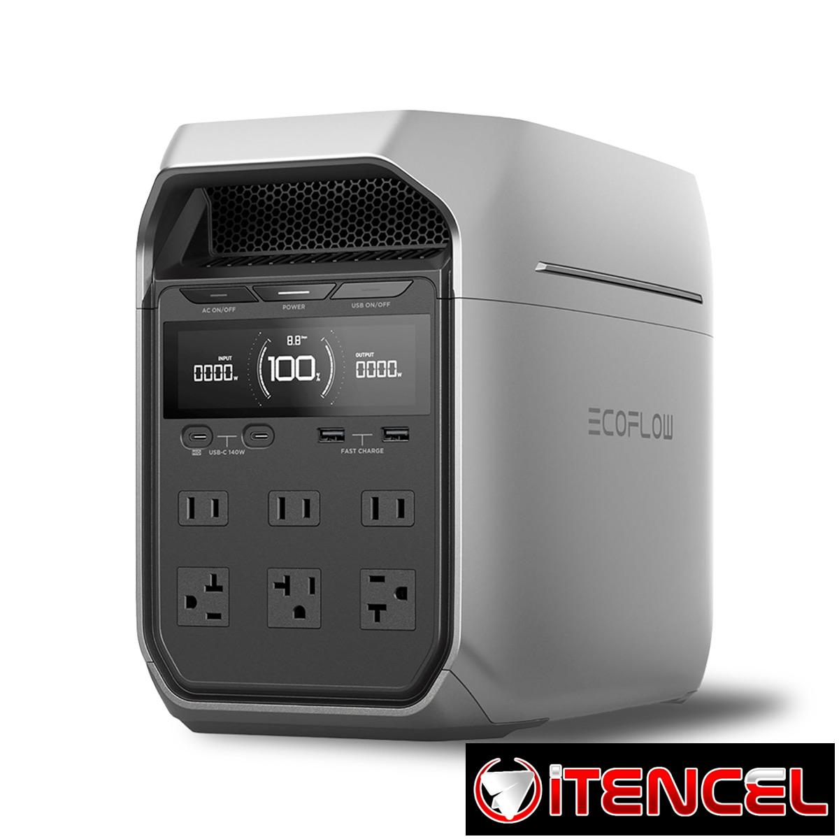 Combo Ecoflow Delta 3 plus más panel solar de 650w