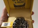 Reloj marca invicta Pro Diver, model no.18906 water resistant 200mt, Cronograph, Tricompás, Caja y manilla de Acero inoxidable, de
