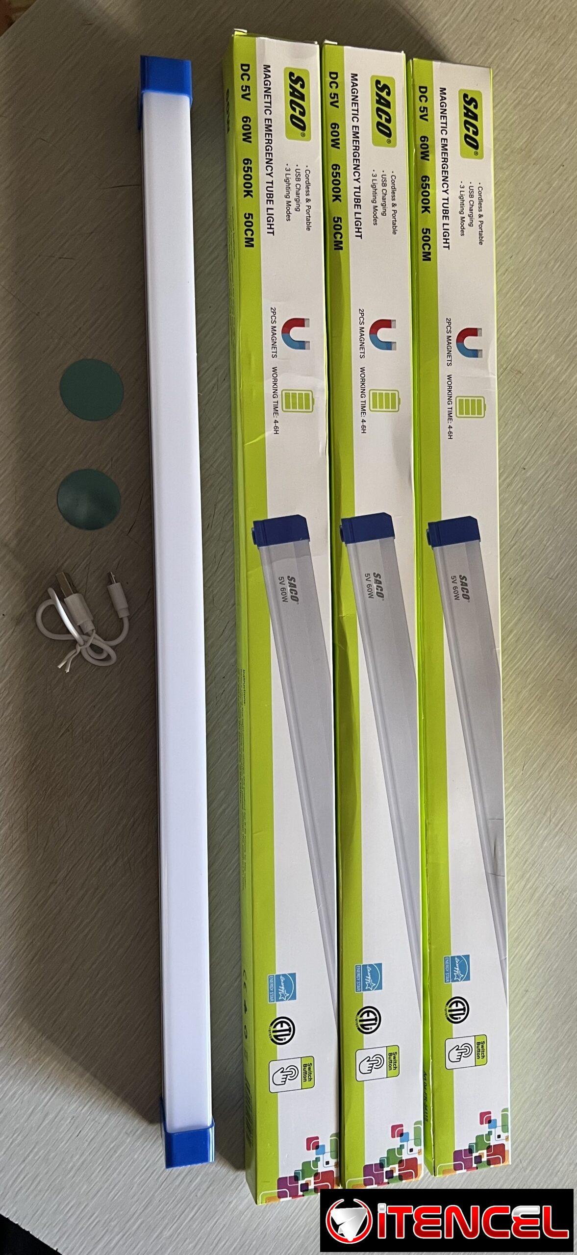 Lámparas Recargables 6500k, 60W 50 cm de largo duración 4 a 6 horas y más, probadas ! New a estrenar en su caja