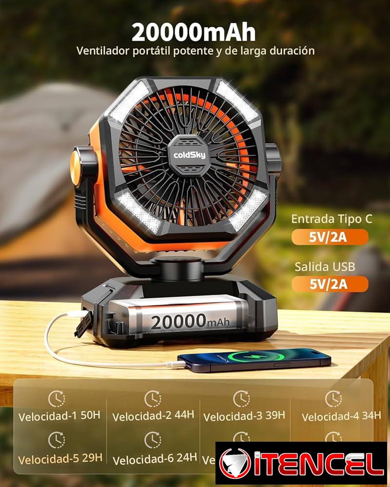 Ventilador portátil ColdSky