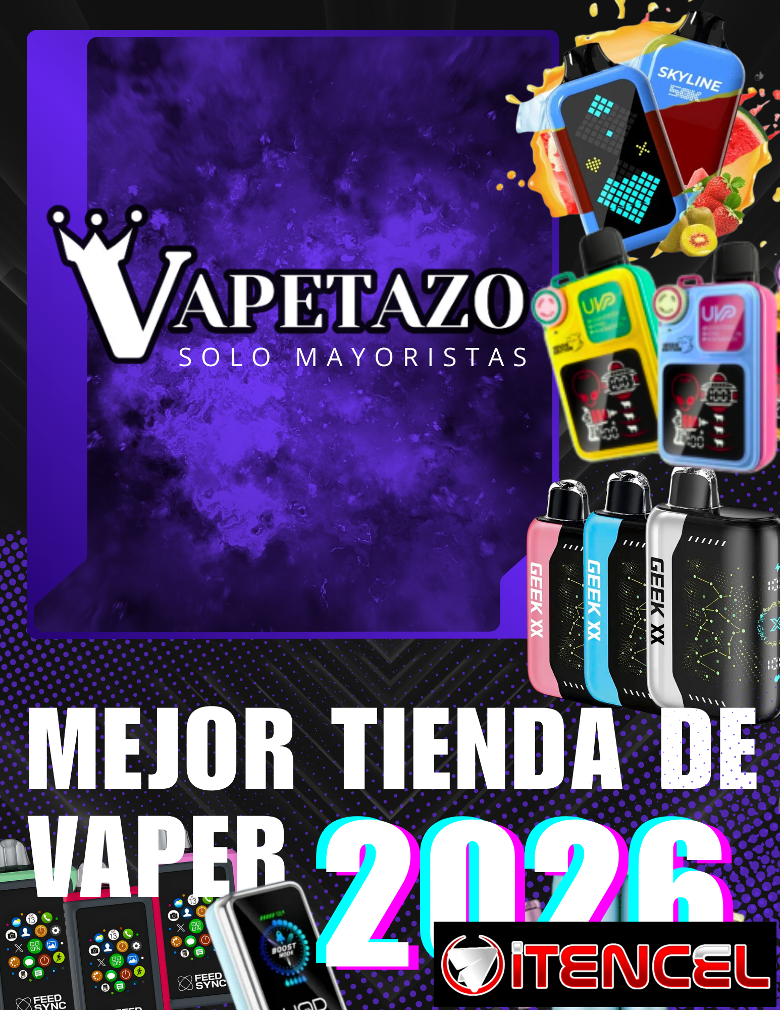 VAPETAZO TIENDA ONLINE DE VENTAS MAYORISTA DE CIGARRO ELECTRONICO +1 305 464 7296