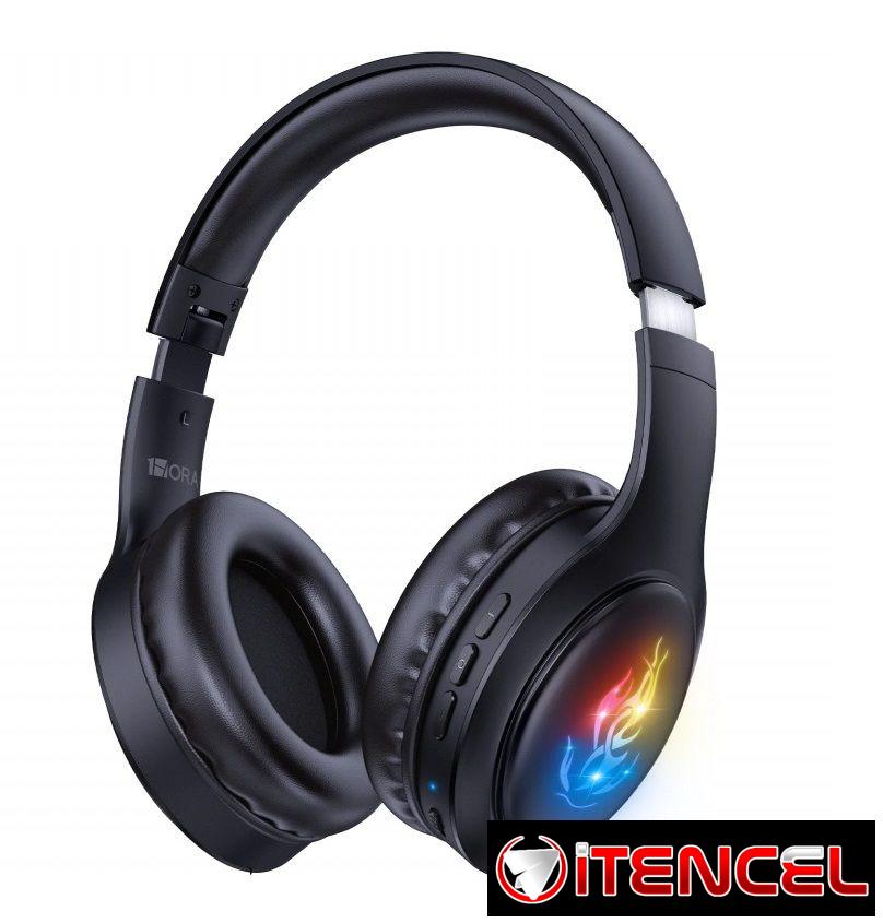 Audifonos de Casco 1Hora inalambricos por bluetooth varios modelos con cancelación de ruido