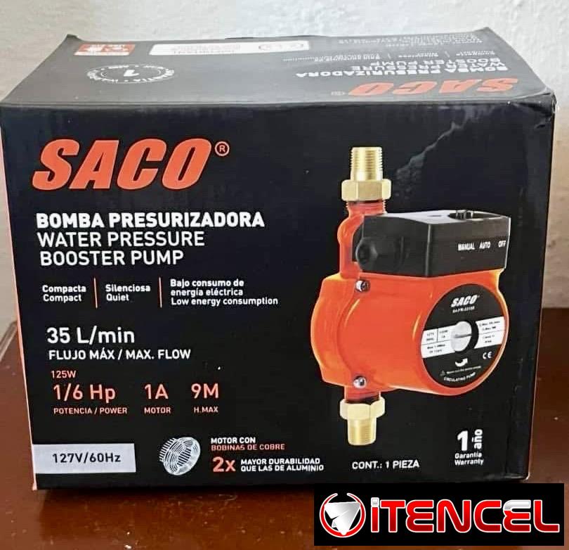 Presurizador de Agua marca SACO New a estrenar !