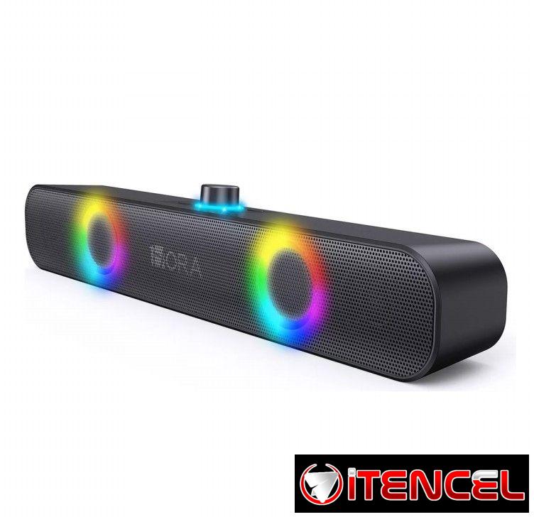 Bocinas Bluetooth con luces de colores varios modelos con entrada Jack 3.5mm, USB y MicroSD