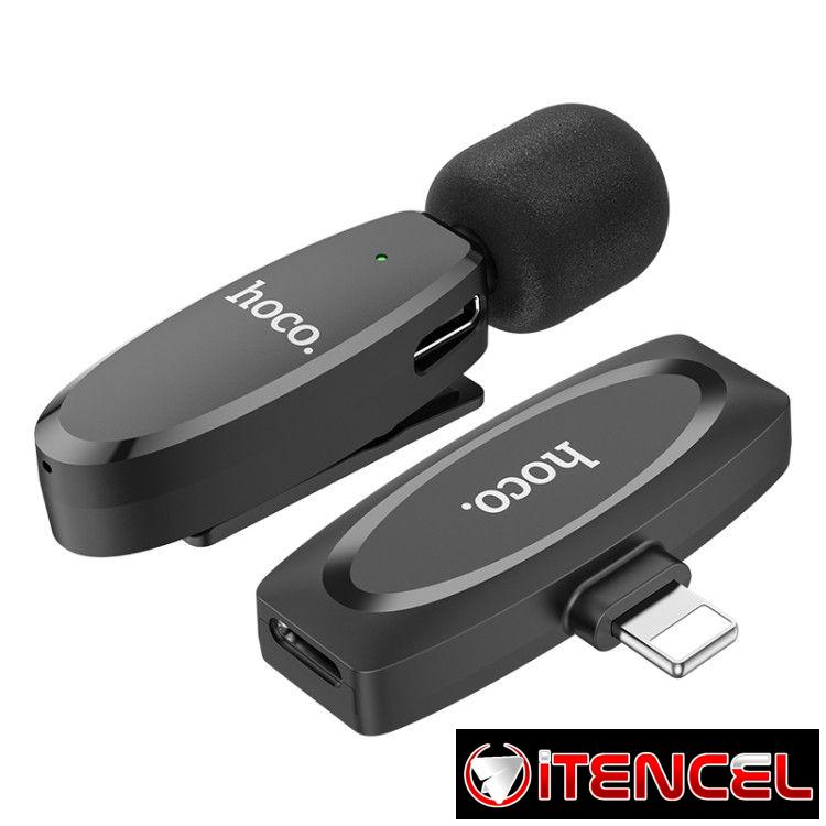 Micrófono de Solapa Lavalier inalámbrico digital con conexión para Android y iPhone