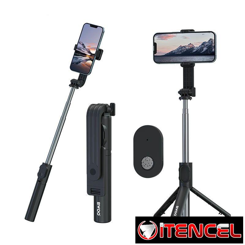 Palo Selfie con trípode de 1 metro de largo y control remoto a distancia