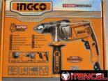 Taladro Percutor marca INGCO 1100 watt de Potencia Voltaje: 110volt – 50/60Hz Con 1 juego de carbones de repuesto !!! ¡¡¡ De uso p