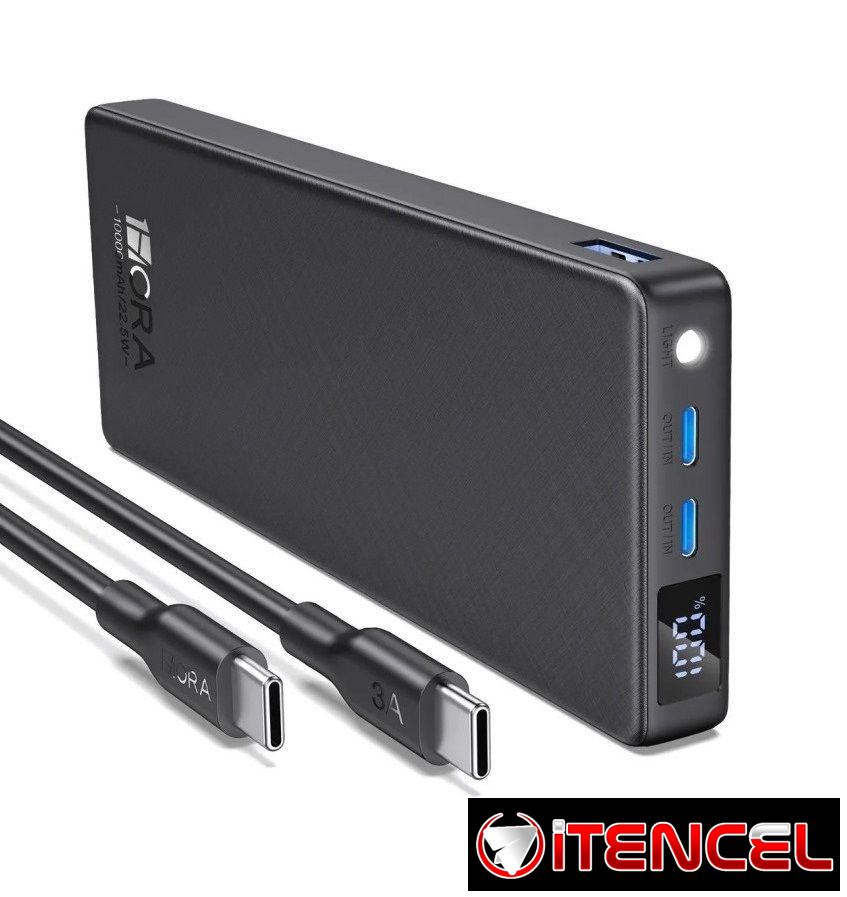 Power Bank o Cargador Portatil 10000 mAh y 20000 mAh con indicador de carga