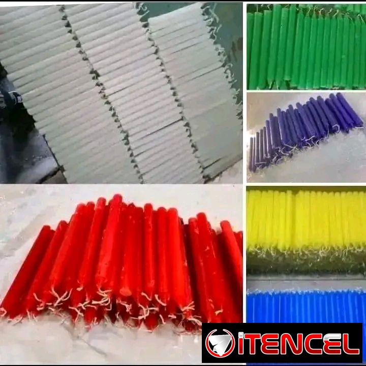 Velas artesales de parafina