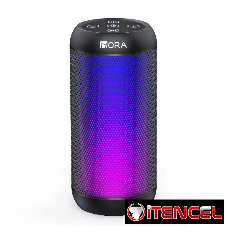 Bocinas Bluetooth con luces de colores varios modelos con entrada Jack 3.5mm, USB y MicroSD