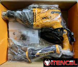 Taladro Percutor marca INGCO 1100 watt de Potencia Voltaje: 110volt – 50/60Hz Con 1 juego de carbones de repuesto !!! ¡¡¡ De uso p