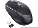 Mouse Inalámbrico 1Hora + Pila y Recargable RGB con diseño ergonómico y sensibilidad de 1600DPI