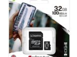 Memorias MicroSD Kingston Canvas Select y ADATA Premier de 32, 64 y 128 Gb con adaptador de Clase 10