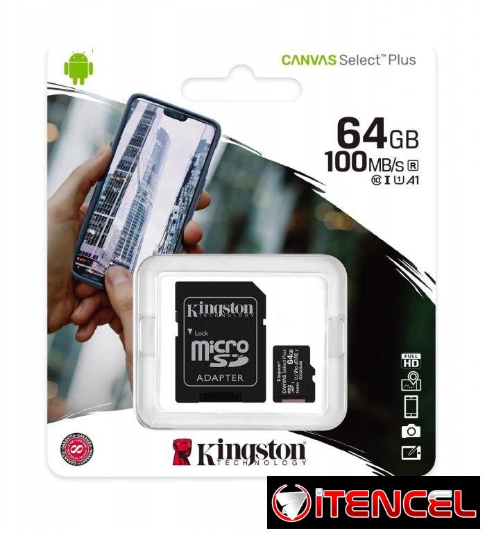 Memorias MicroSD Kingston Canvas Select y ADATA Premier de 32, 64 y 128 Gb con adaptador de Clase 10