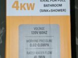 Calentador de línea instantáneo de 110volt Marca SACO + Ducha, brecker y latiguillo incluidos !!! y control remoto !