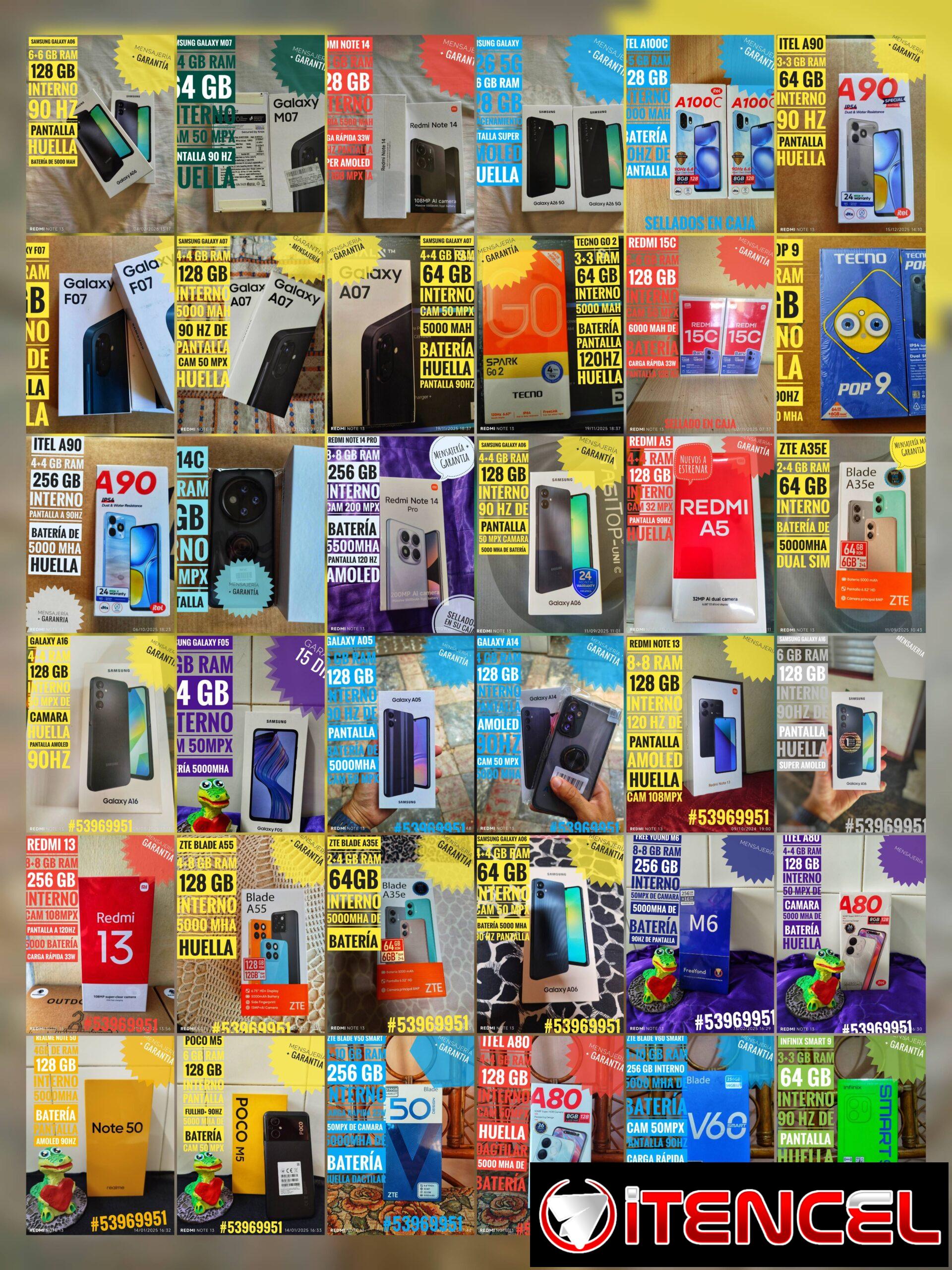 Teléfonos celulares nuevos al mejor precio