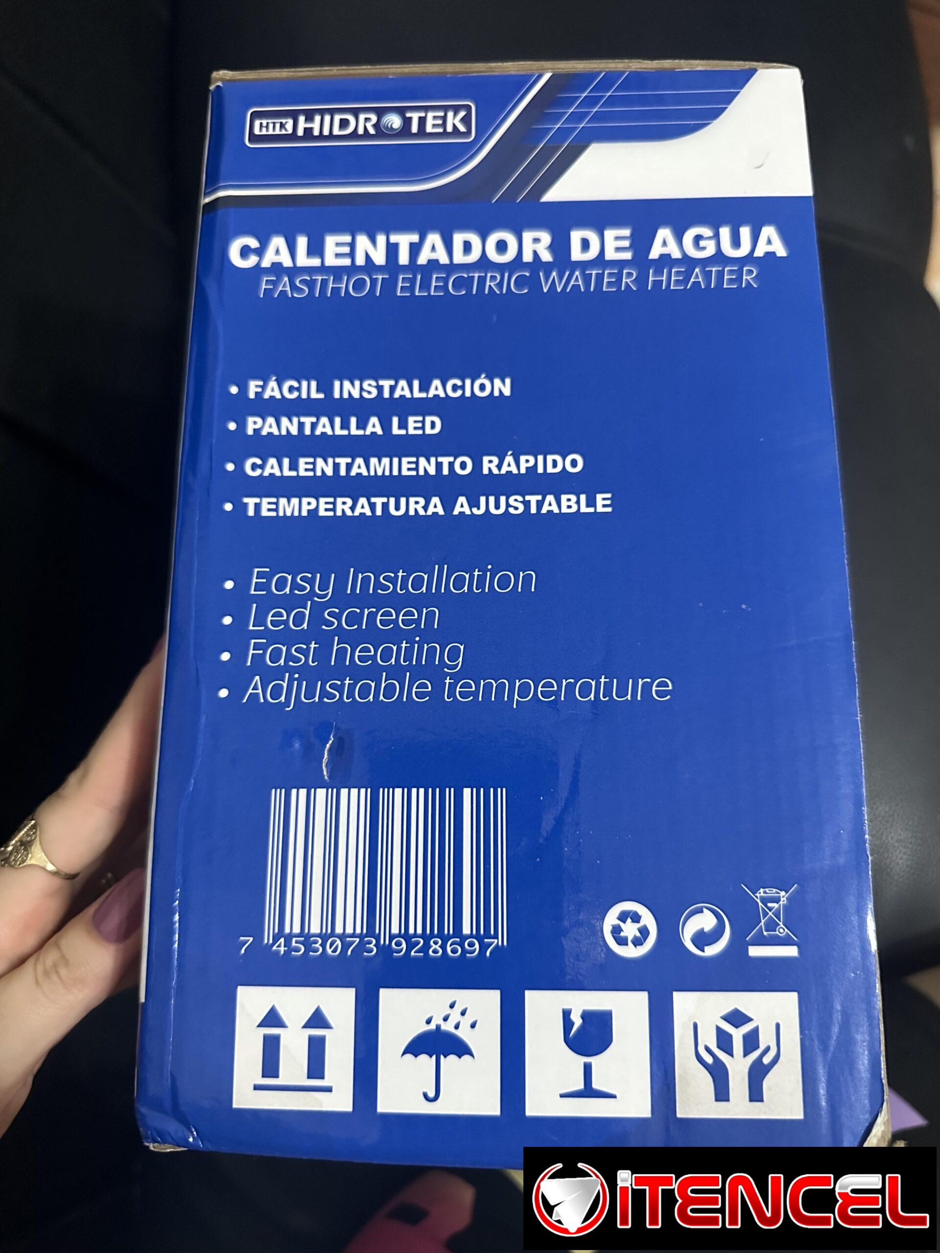 Calentador de agua
