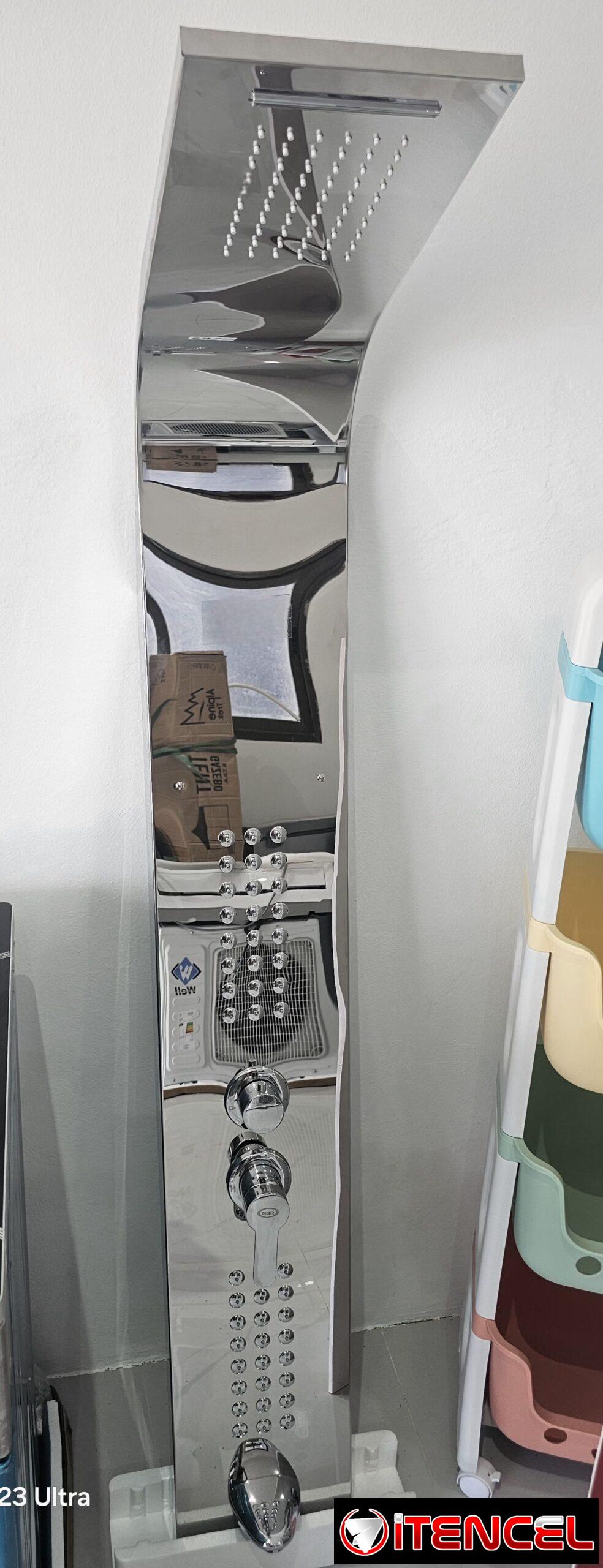 Juegos de baño, duchas de hidromasaje, duchas torres con varias tiros de agua