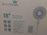 NUEVO Ventilador Recargable BRAVOKING de 18 Pulgadas