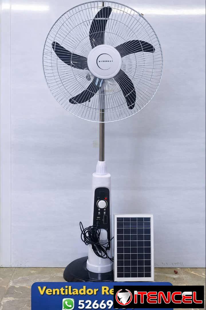 Ventilador Recargable Solar