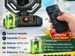 🔋🌬️ ¡VENTILADOR RECARGABLE EKO CON CONTROL REMOTO! 🌬️🔋