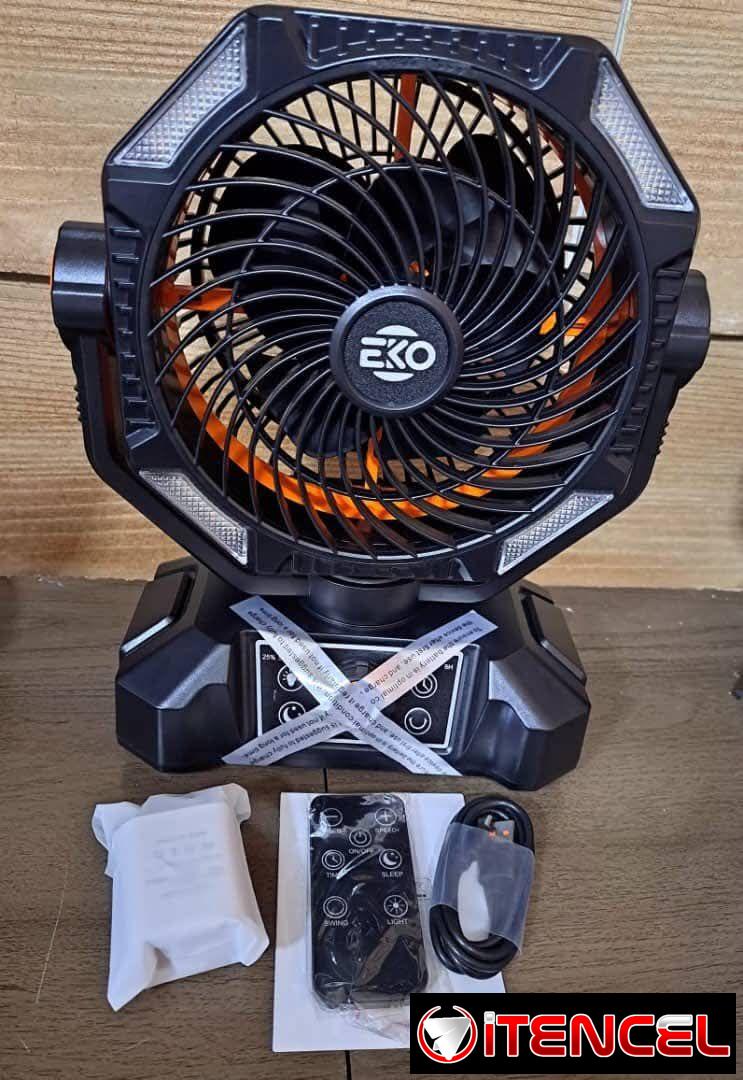 🔋🌬️ ¡VENTILADOR RECARGABLE EKO CON CONTROL REMOTO! 🌬️🔋