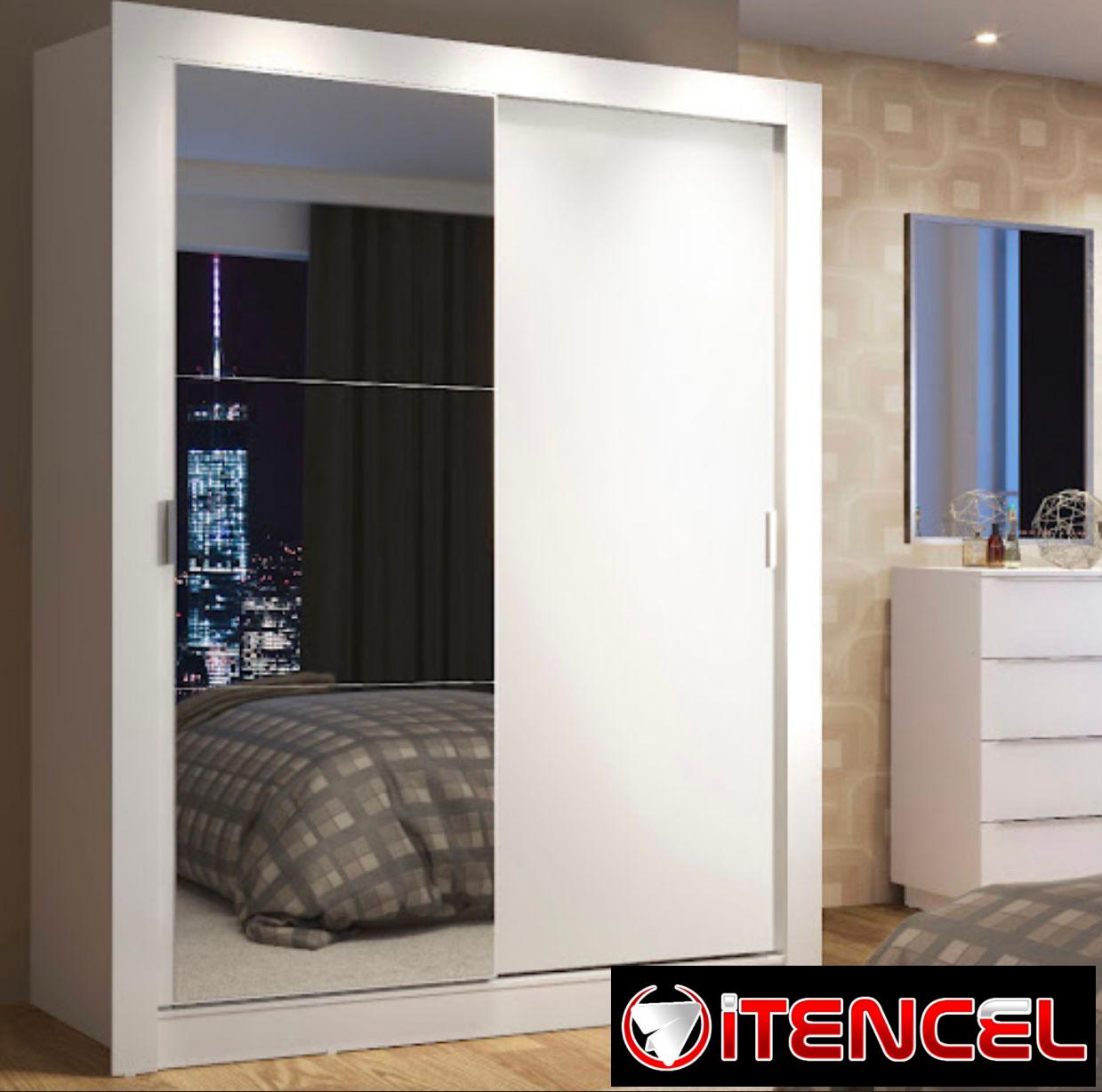 Closet de 2 puertas con espejo y gavetas importados nuevos en caja