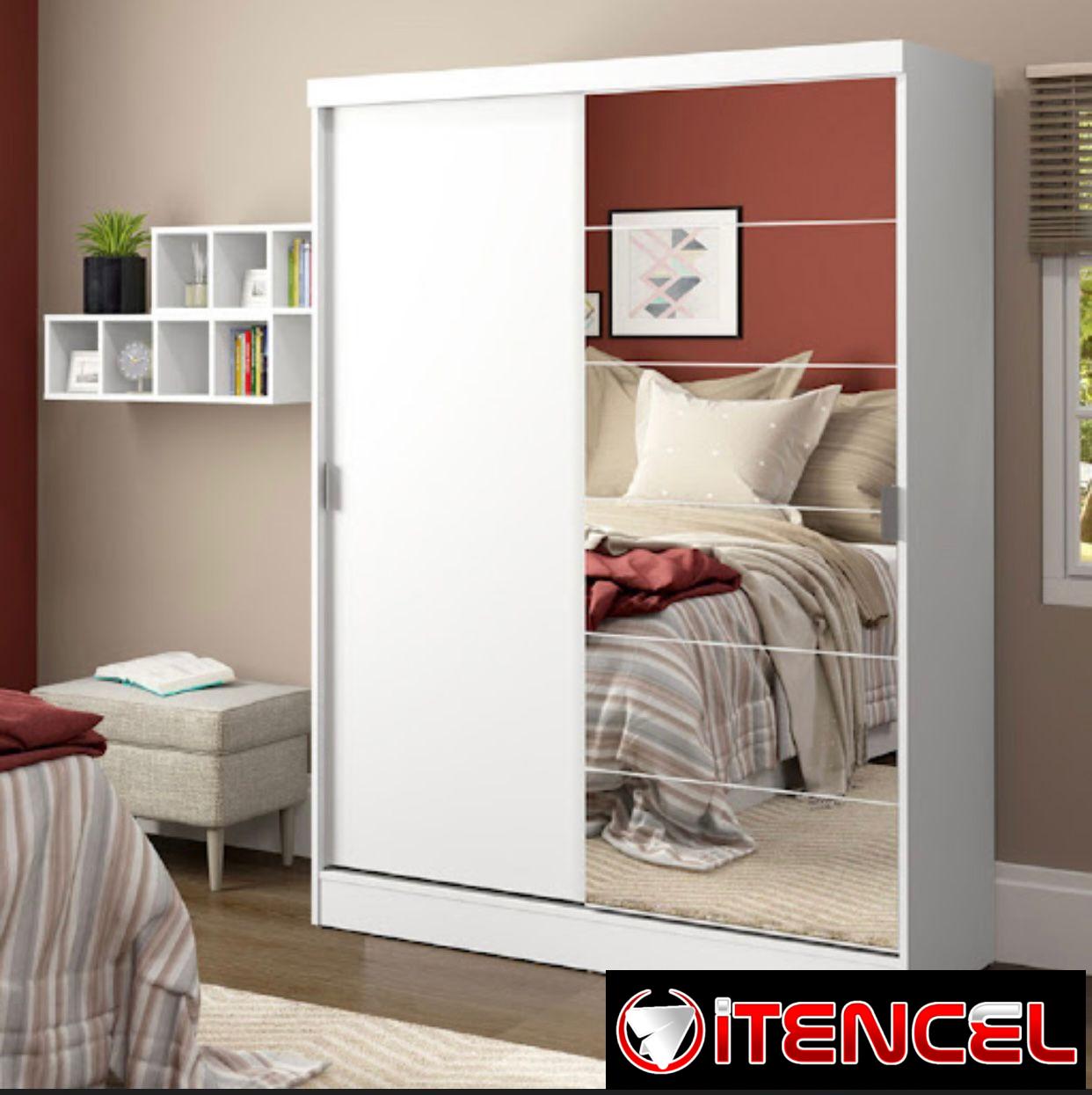 Closet de 2 puertas con espejo y gavetas importados nuevos en caja