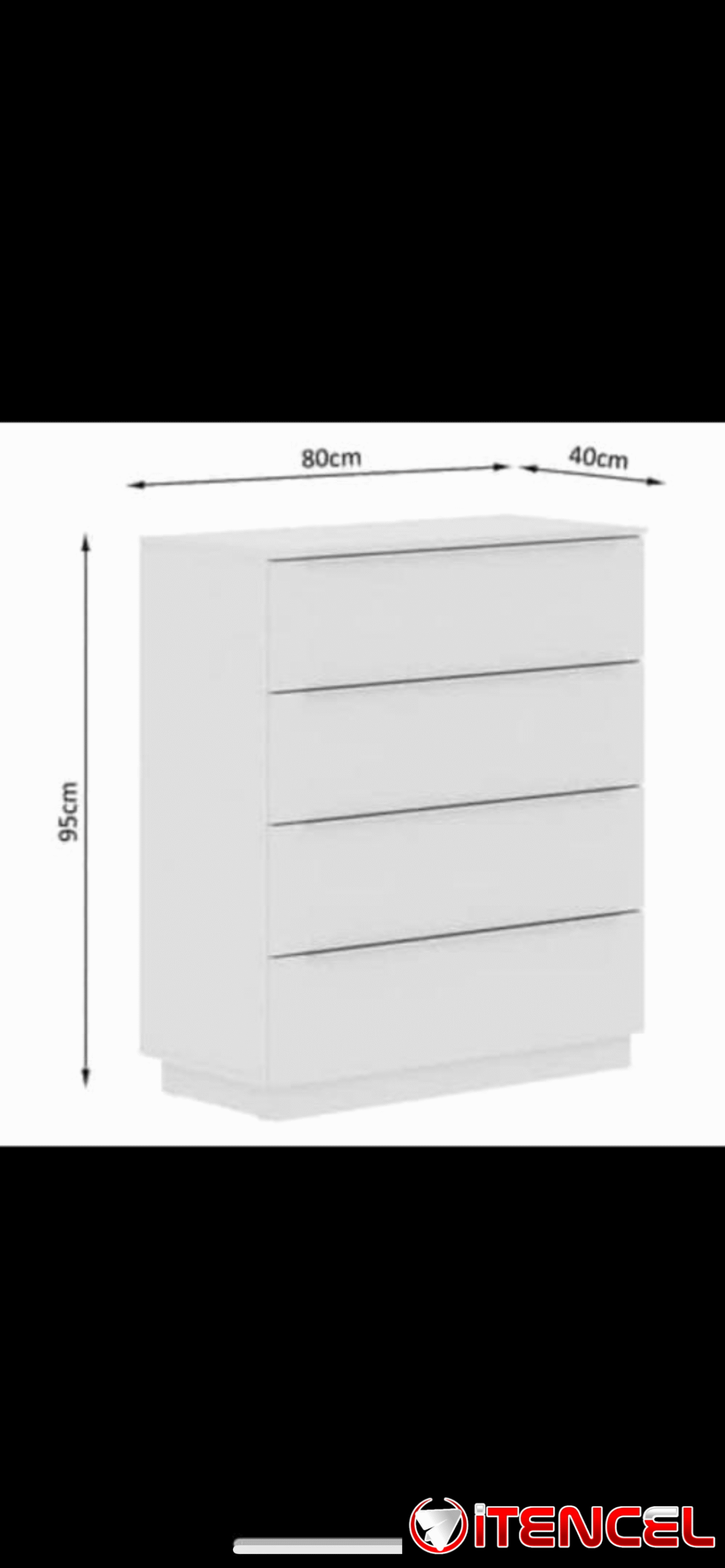 Gaveteros de 4 gavetas