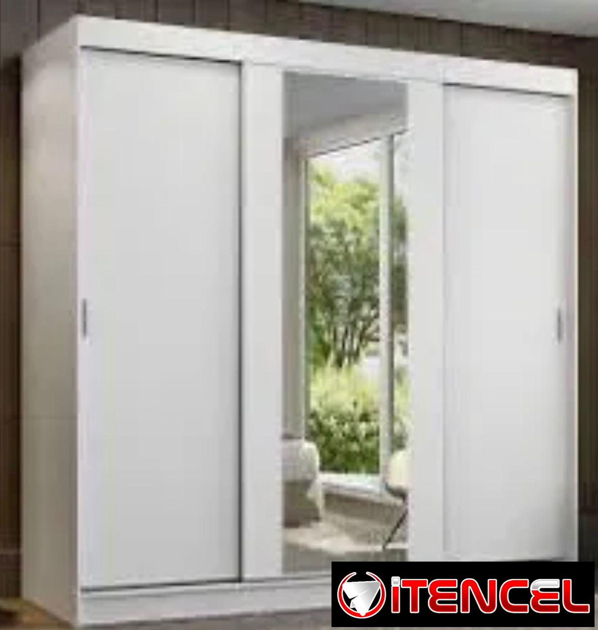 Closet de 3 puertas con espejo y gavetas importados nuevos en caja