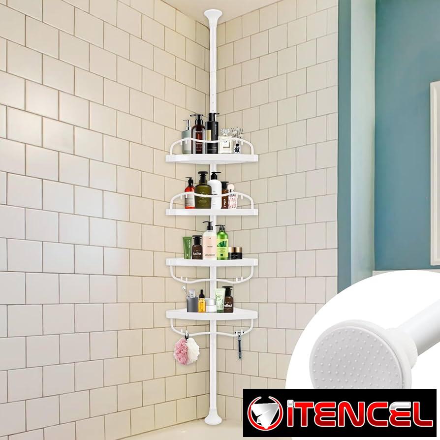 🚿 Esquinero Ajustable para Baño — $25 USD
