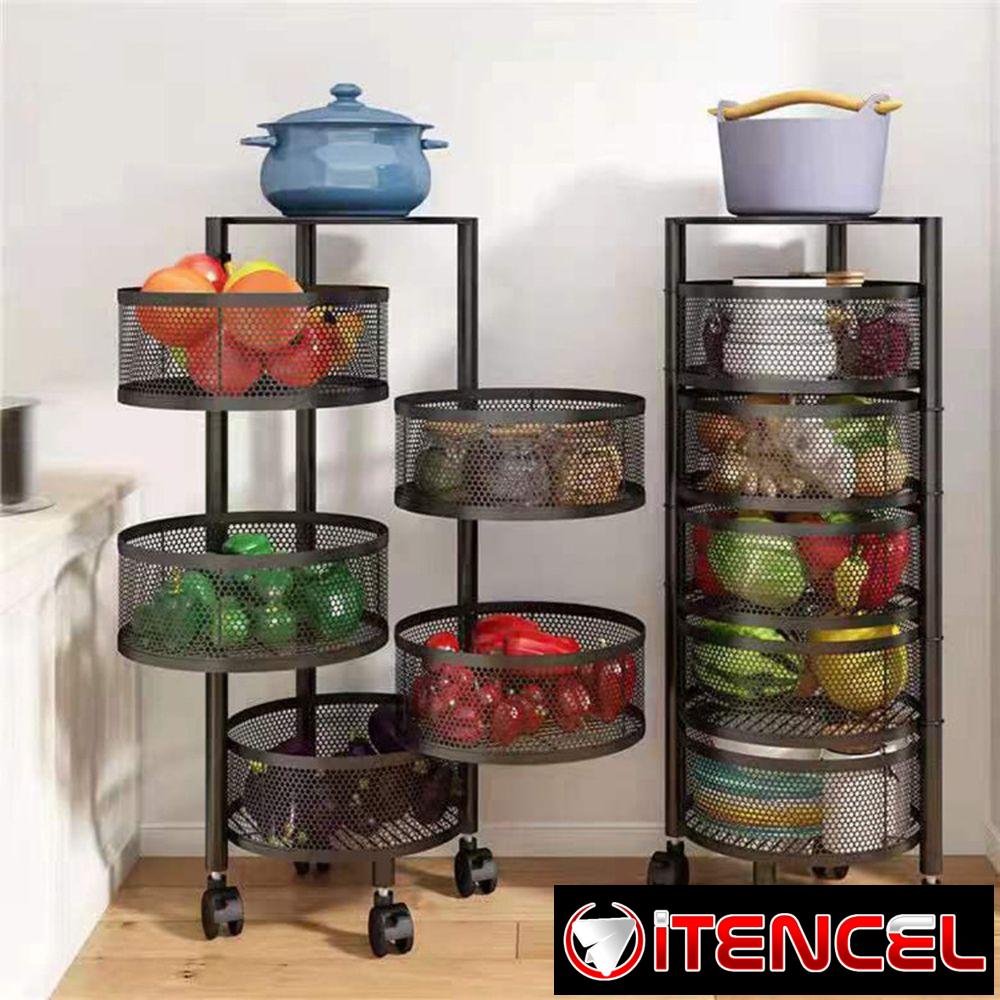 ✅ Organizador de 5 niveles giratorio ✅Redondo ✅De metal con ruedas 💥Color blanco 🤍 ✅Nuevo en caja 📦 💰Precio : 52 USD