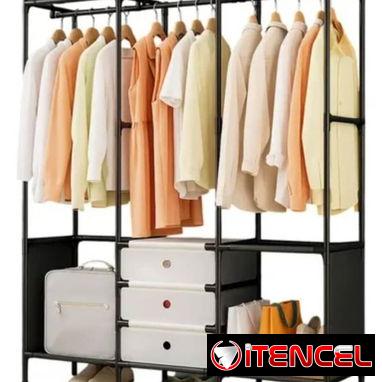 💜Armario Abierto / Perchero Doble* Optimiza tu espacio con este mueble versátil y moderno. ✨Precio 50 usd