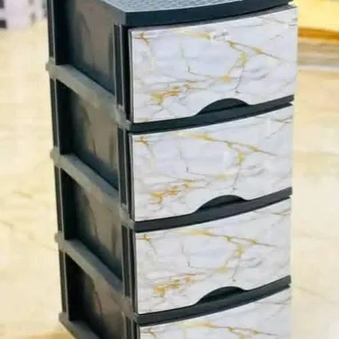 💜Gaveteros plásticos Material: plástico engomado simulación mimbre , diseño Ratán Medidas: Alto: 90cm Ancho 35cm Profundidad:45cm