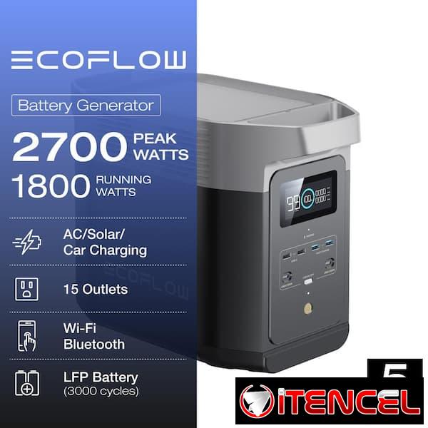 Ecoflow delta 2 de 2700w / 1024 Wh *REBAJA a 750 USD × HOY* Domicilio incluido zonas céntricas Garantía 15 días