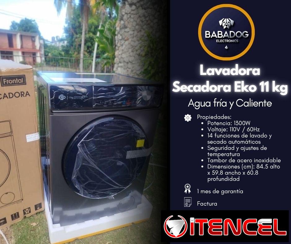 🫧Lavadora Secadora Eko 11 kgs ❄️Agua fría y Caliente🔥