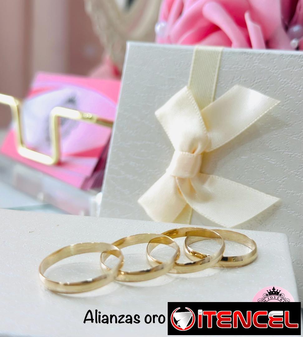 Alianzas en Oro 10K. LM joyería