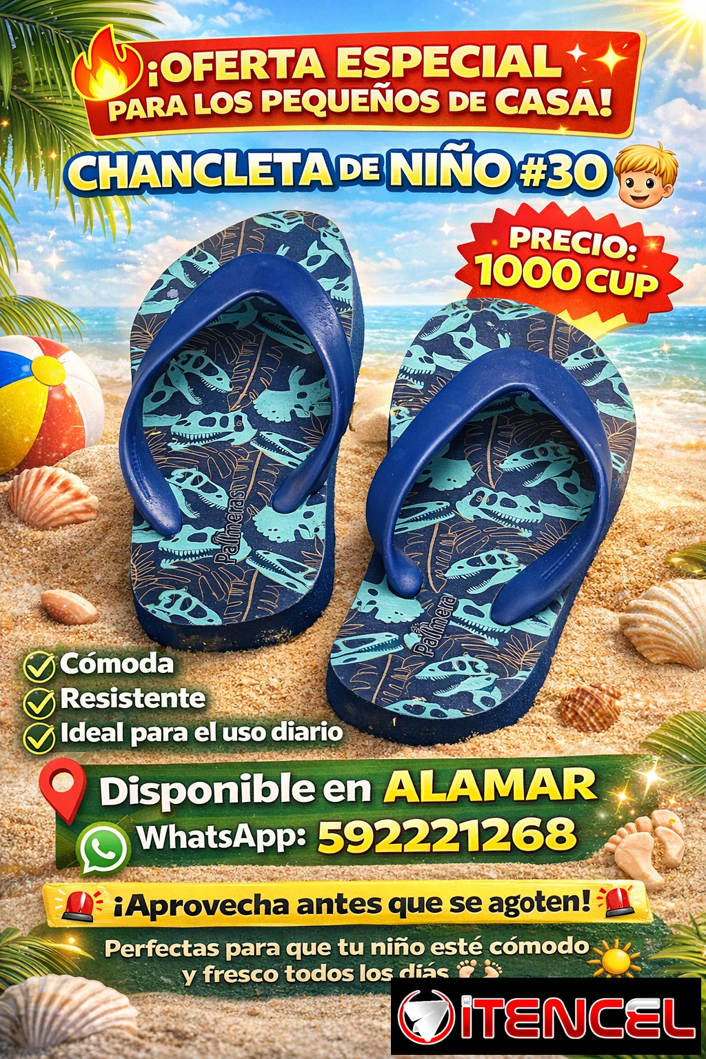 🩴 CHANCLETA DE NIÑO #30