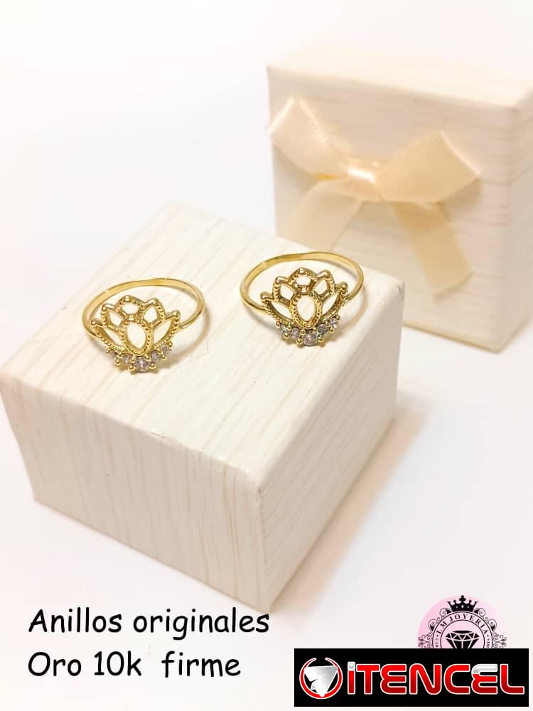 Anillos Oro 10k. LM joyería