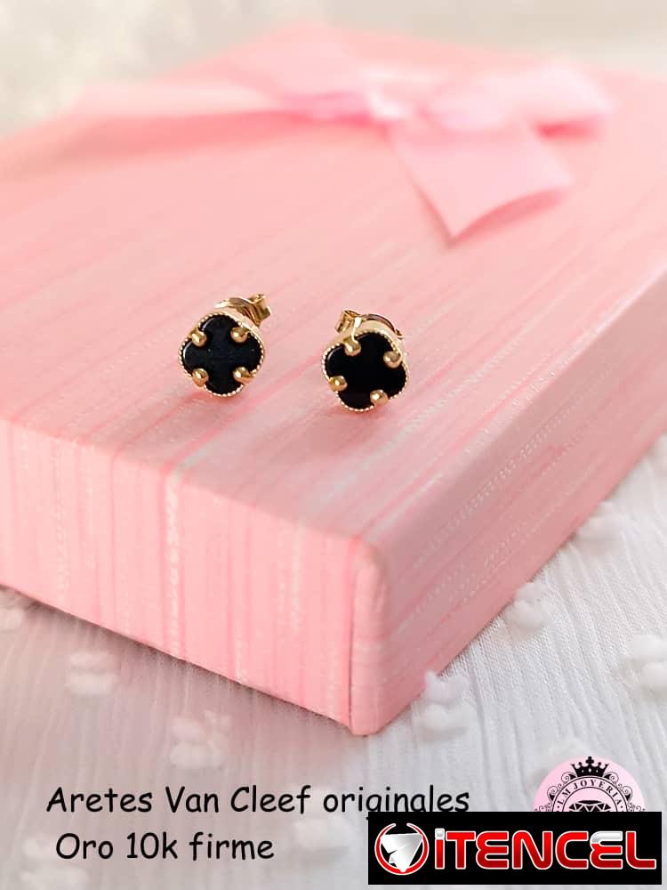 Aretes originales Oro10k. LM joyería. Van Cleef, Nuditos y otros