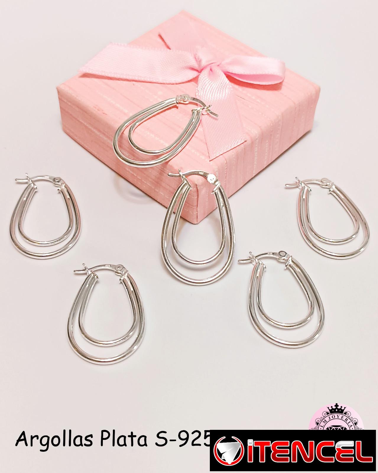 Argollas de Plata S-925. LM joyería.