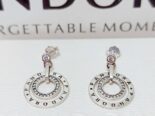 Aretes Pandora S-925. LM joyería