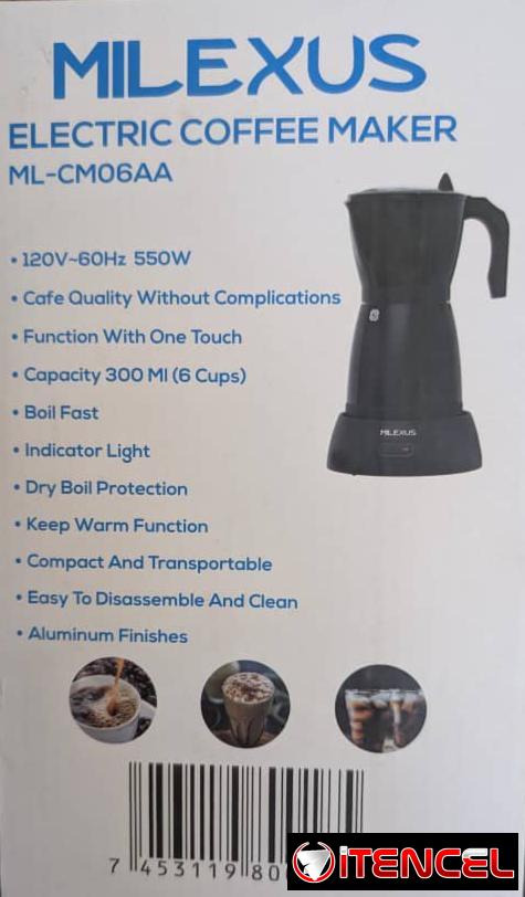 ☕️Cafetera eléctrica MILEXUS